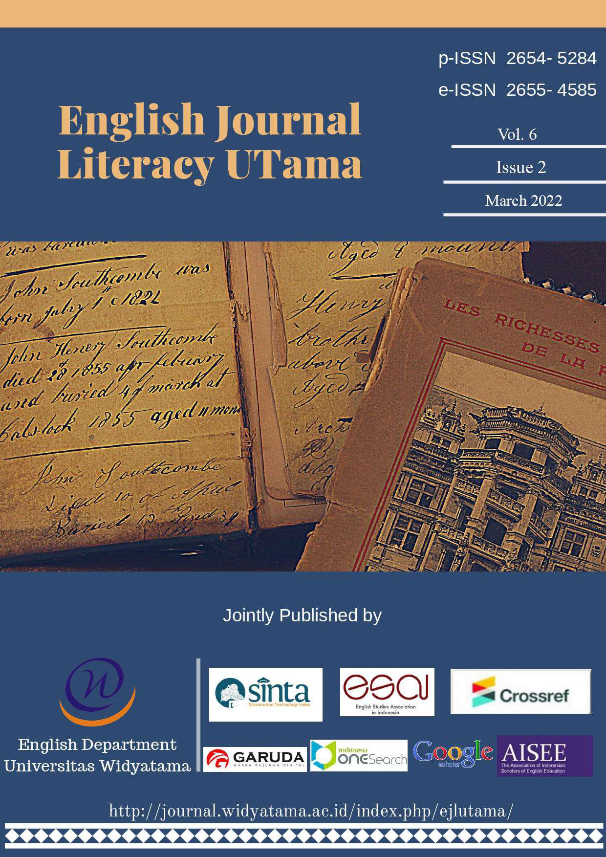 					View Vol. 6 No. 2 (2022): English Journal Literacy UTama
				